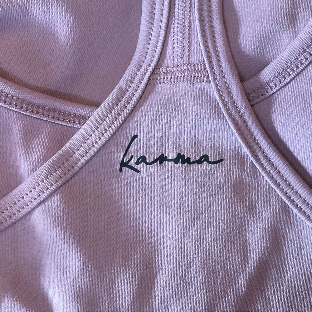 Karma Lavender Racerback Top
